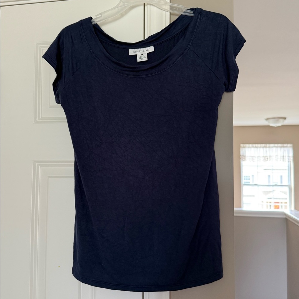Skye's the Limit Navy Short Sleeve Tee